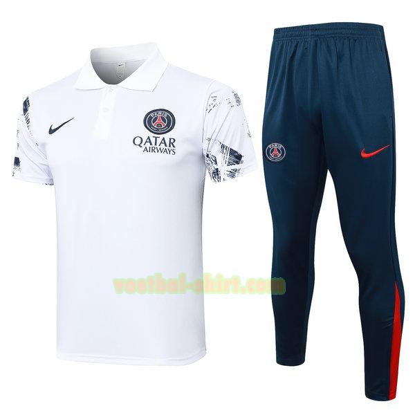 paris saint germain set polo 2024 2025 wit mannen