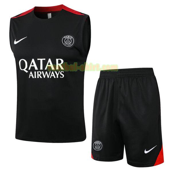 paris saint germain set vest 24 25 zwart mannen