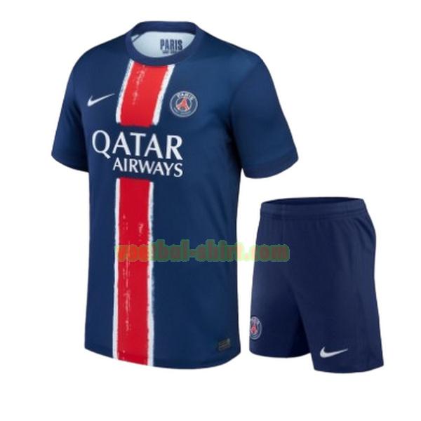 paris saint germain thuis shirt 2024 2025 blauw kinderen
