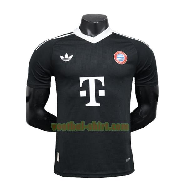 player bayern münchen doelman shirt 2024 2025 zwart mannen