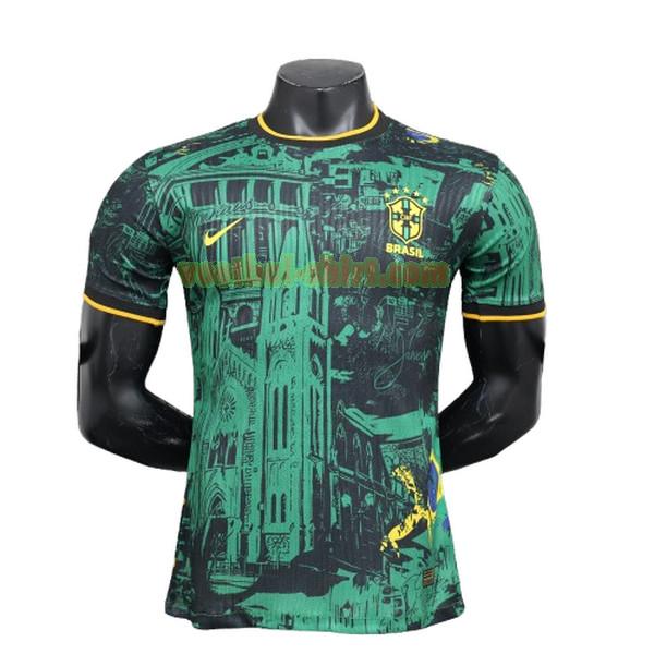 player brazilië special edition shirt 2024 groen mannen