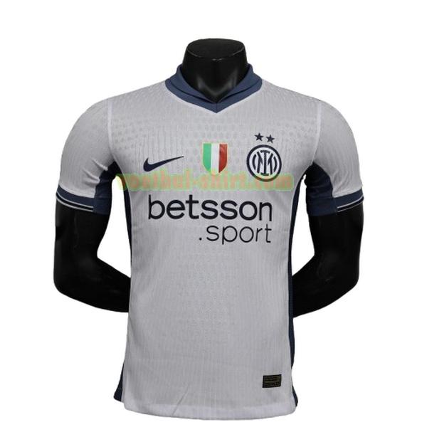 player inter milan uit shirt 2024 wit mannen