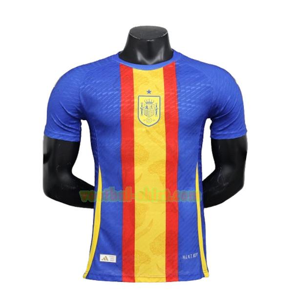 player spanje training shirt 2024 blauw mannen