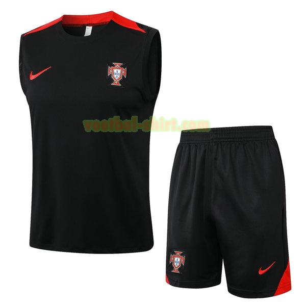 portugal set vest 2024 season zwart mannen