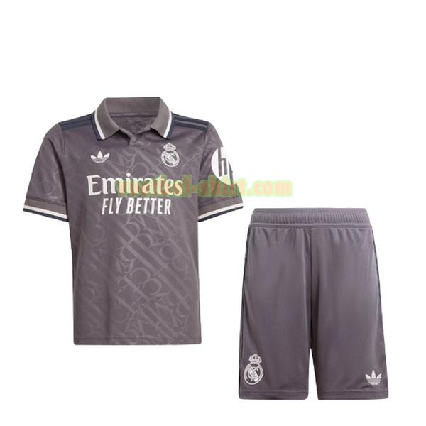 real madrid 3e shirt 2024 2025 grijs kinderen