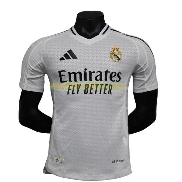 real madrid player thuis shirt 2024 2025 wit mannen