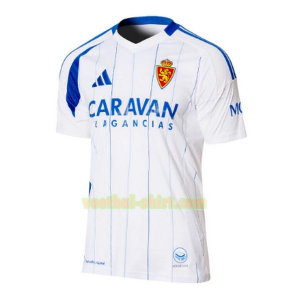 real zaragoza thuis shirt 2024 2025 thailand balnco mannen