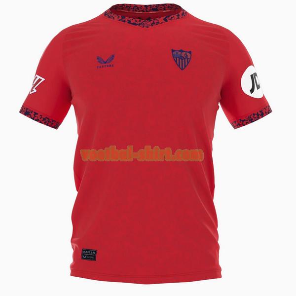 sevilla uit shirt 2024 2025 thailand rood mannen