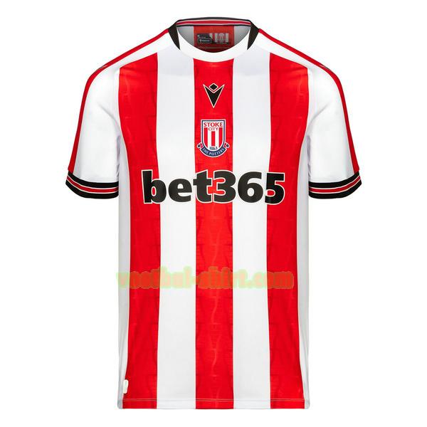 stoke city thuis shirt 2024 2025 thailand wit rood mannen